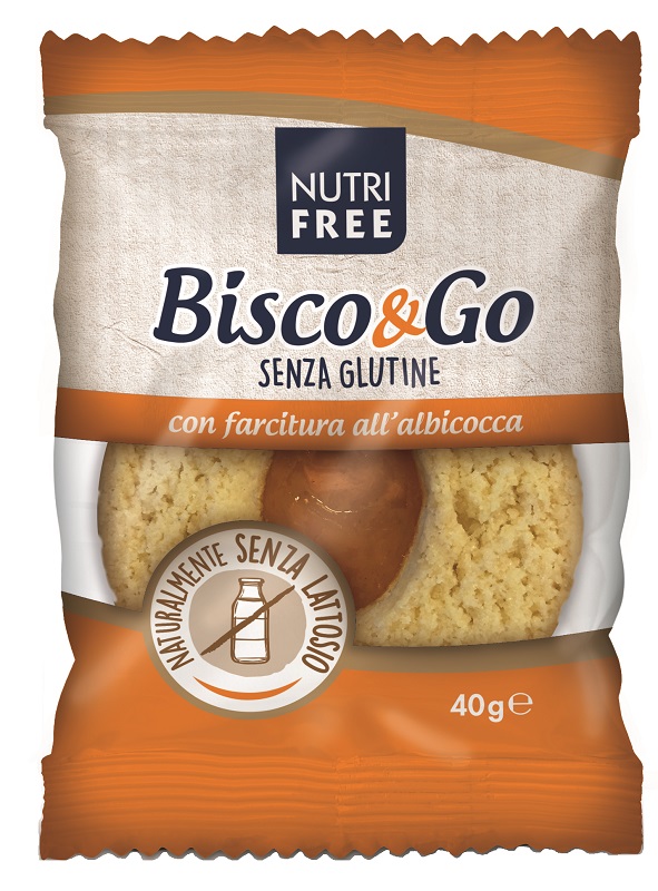 NUTRIFREE BISCO&GO CON FARCITURA ALL'ALBICOCCA 40 G - Farmapanda Srl