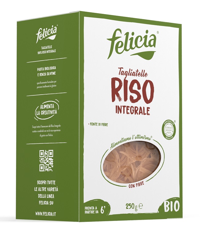FELICIA TAGLIATELLE RISO INTEGRALE 250 G - Farmapanda Srl