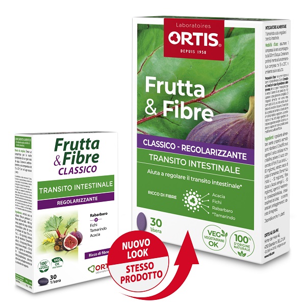 FRUTTA & FIBRE CLASSICO 30 COMPRESSE - Farmapanda Srl