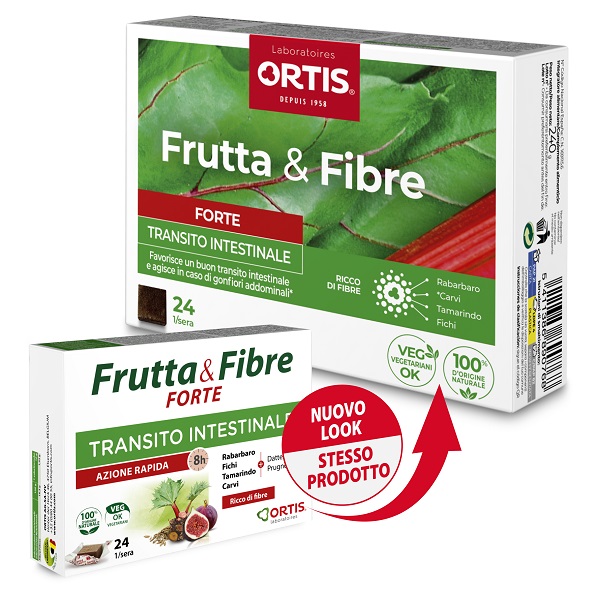 FRUTTA & FIBRE FORTE 24 CUBETTI - Farmapanda Srl