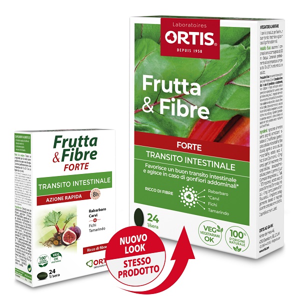 FRUTTA & FIBRE FORTE 24 COMPRESSE - Farmapanda Srl