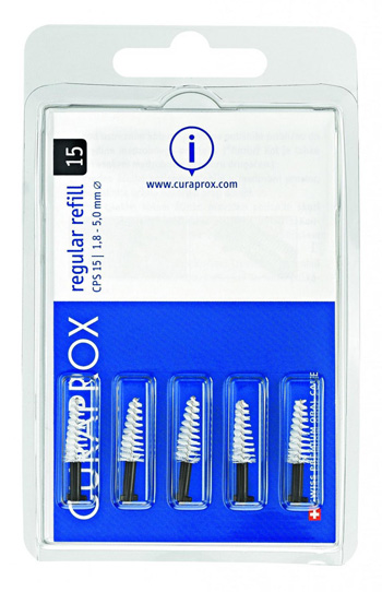 CURAPROX CPS REGULAR CPS 15 CON 5 SCOVOLINI + SUPPORTO - Farmapanda Srl