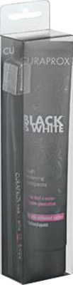 CURAPROX BLACK IS WHITE DENTIFRICI SBIANCANTI 1 DENTIFRICIO DA 90ML + 1 SPAZZOLINO - Farmapanda Srl