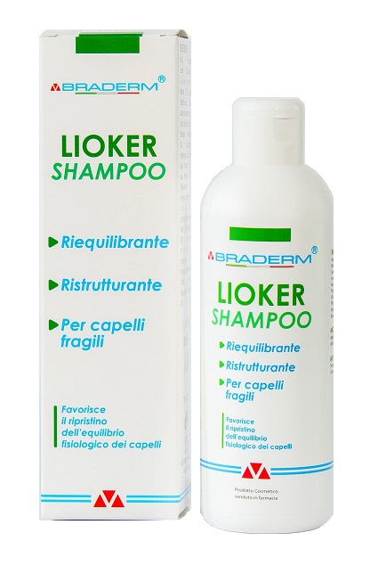 LIOKER SHAMPOO 200 ML BRADERM - Farmapanda Srl