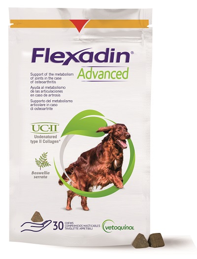 FLEXADIN ADVANCED CANE TUTTE LE TAGLIE 30 TAVOLETTE APPETIBILI - Farmapanda Srl