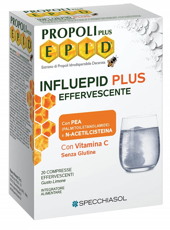 INFLUEPID PLUS EFFERVESCENTE PEA 20 COMPRESSE - Farmapanda Srl