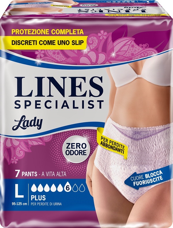 LINES SPECIALIST PANTS LADY PLUS L FARMA 7 PEZZI - Farmapanda Srl