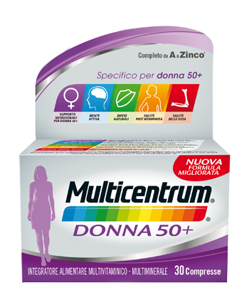 MULTICENTRUM DONNA 50+ 60 COMPRESSE - Farmapanda Srl