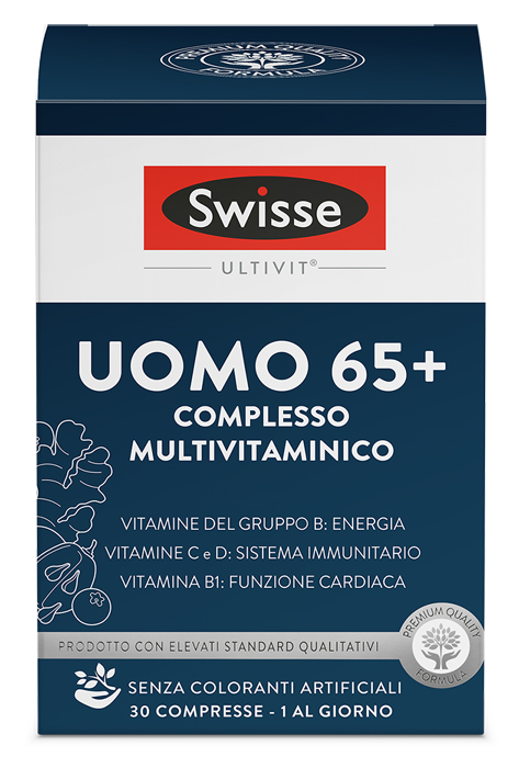 SWISSE UOMO 65+ COMPLESSO MULTIVITAMINICO 30 COMPRESSE - Farmapanda Srl