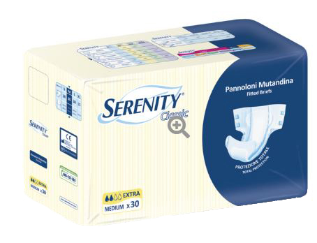 SERENITY PANNOLONE A MUTANDINA CLASSIC EXTRA XL 15 PEZZI - Farmapanda Srl