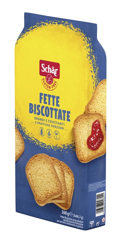 SCHAR FETTE BISCOTTATE 3 PORZIONI DA 86,7 G - Farmapanda Srl