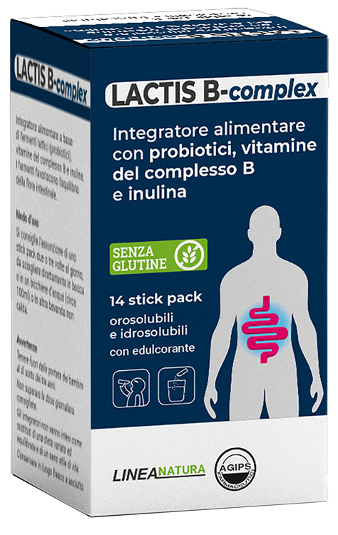 LACTIS B-COMPLEX 14 STICK PACK - Farmapanda Srl