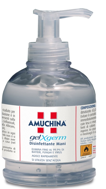 AMUCHINA GEL X-GERM DISINFETTANTE MANI 250 ML - Farmapanda Srl