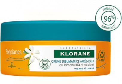 KLORANE CREMA SUBLIMATRICE DOPOSOLE VISO E CORPO TAMANU E MONOI 200 ML - Farmapanda Srl