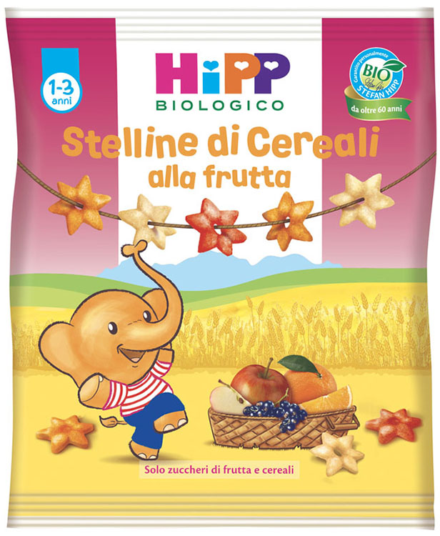 HIPP BIO STELLINE DI CEREALI ALLA FRUTTA 30 G - Farmapanda Srl