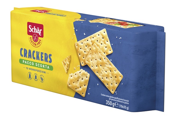 SCHAR CRACKERS SENZA LATTOSIO PACCO SCORTA 10 MONOPORZIONI DA 35 G - Farmapanda Srl
