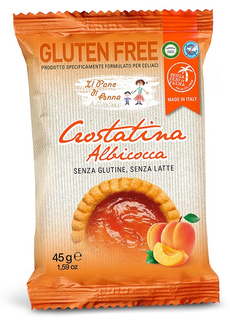 IL PANE DI ANNA CROSTATINA ALL'ALBICOCCA SENZA LATTE 45 G - Farmapanda Srl