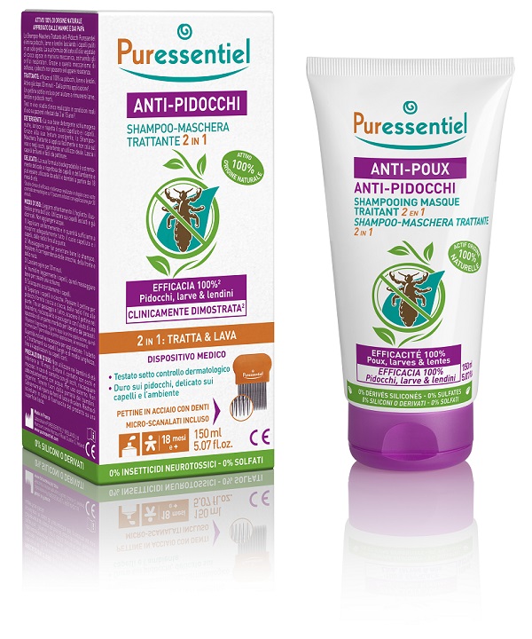 PURESSENTIEL SHAMPOO TRATTANTE ANTI-PIDOCCHI 150 ML - Farmapanda Srl