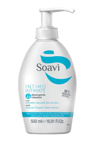 SOAVI INTIMO DELICATO PH4,5 FLACONE CON DISPENSER 500 ML - Farmapanda Srl