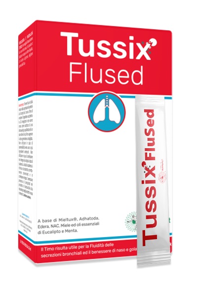 TUSSIX FLUSED 14 STICK PACK 10 ML - Farmapanda Srl