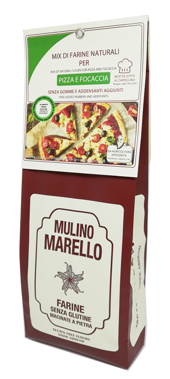 MIX DI FARINE NATURALI PER PIZZA E FOCACCIA 500 G - Farmapanda Srl
