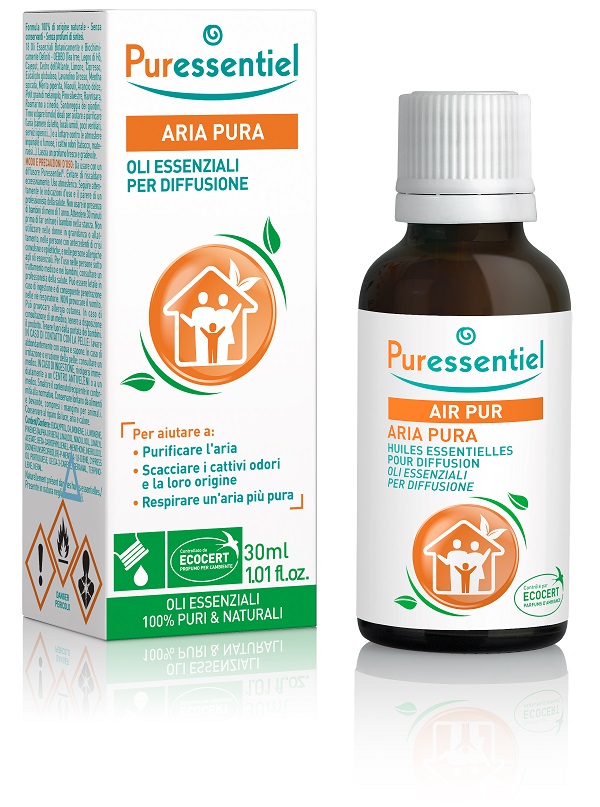 PURESSENTIEL MISCELA PER DIFFUSIONE ARIA PURA CERTIFICATA ECOCERT 30 ML - Farmapanda Srl