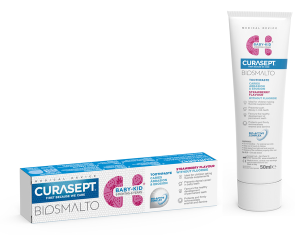 CURASEPT BIOSMALTO BABY KID SENZA FLUORO 50 ML - Farmapanda Srl