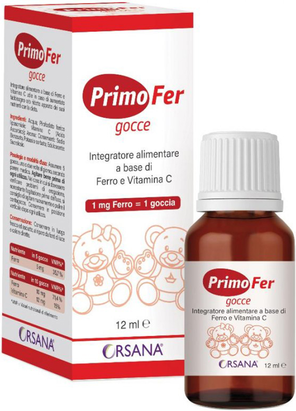 PRIMOFER GOCCE 12 ML - Farmapanda Srl
