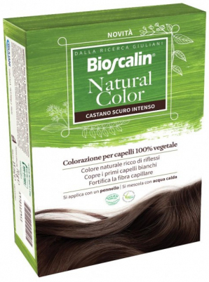 BIOSCALIN NATURAL COLOR CASTANO SCURO INTENSO 70 G - Farmapanda Srl