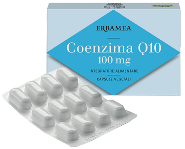 ERBAMEA COENZIMA Q10 100 MG 24 CAPSULE VEGETALI - Farmapanda Srl