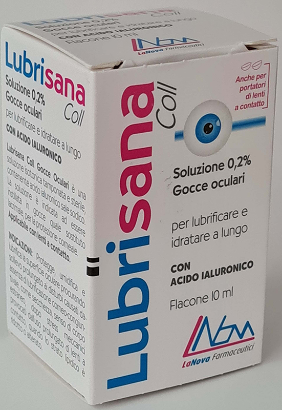 COLLIRIO LUBRISANA FLACONE 10 ML - Farmapanda Srl