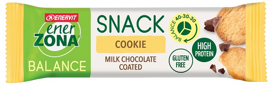 ENERZONA SNACK COOKIE MILK CIOCHOLATE 33 G - Farmapanda Srl