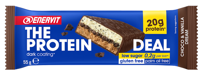 ENERVIT PROTEIN DEAL BARRETTA CHOVAN 55 G - Farmapanda Srl