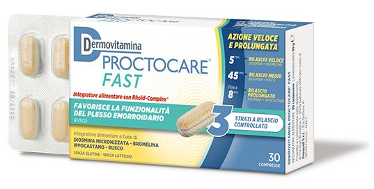 DERMOVITAMINA PROCTOCARE FAST 30 COMPRESSE - Farmapanda Srl