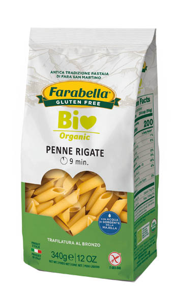 FARABELLA BIO PENNE RIGATE MAIS-RISO 340 G - Farmapanda Srl