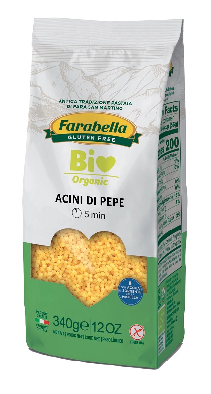 FARABELLA BIO ACINI DI PEPE MAIS-RISO 340 G - Farmapanda Srl