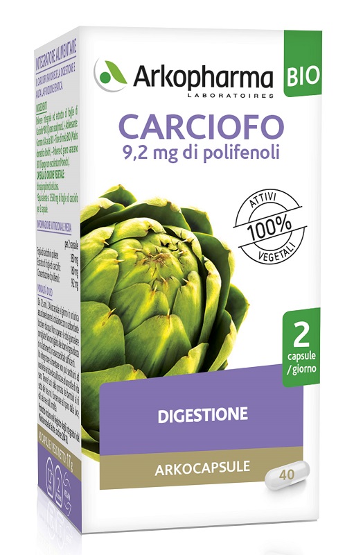 ARKO CAPSULE CARCIOFO BIO 40 CAPSULE - Farmapanda Srl