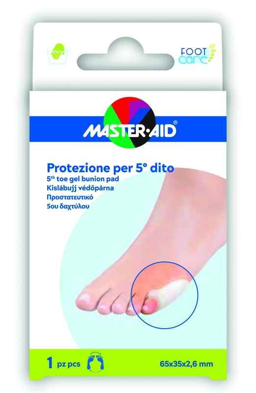 PROTEZIONE IN GEL MASTER-AID FOOTCARE 5 DITO 1 PEZZO C15 - Farmapanda Srl