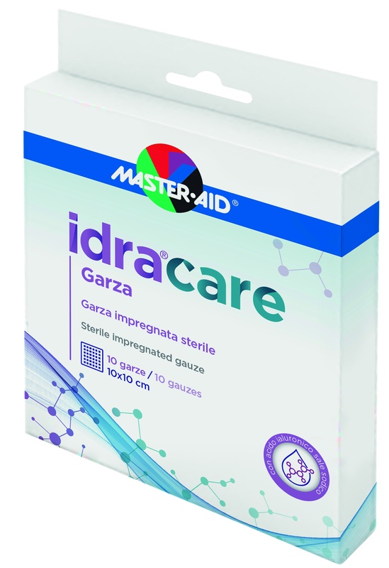 MASTER-AID IDRACARE GARZA IMPREGNATA 10X10 CM 10 PEZZI - Farmapanda Srl