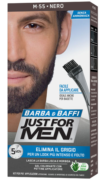 JUST FOR MEN BARBA & BAFFI M55 NERO 51 G - Farmapanda Srl