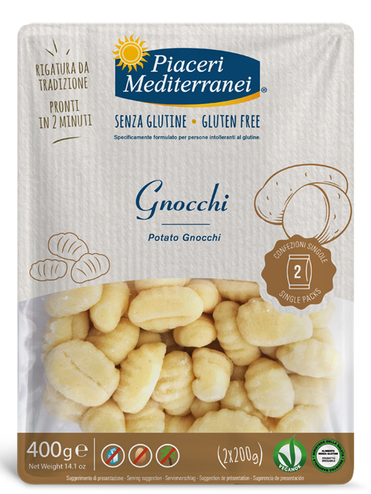 PIACERI MEDITERRANEI GNOCCHI 400 G - Farmapanda Srl