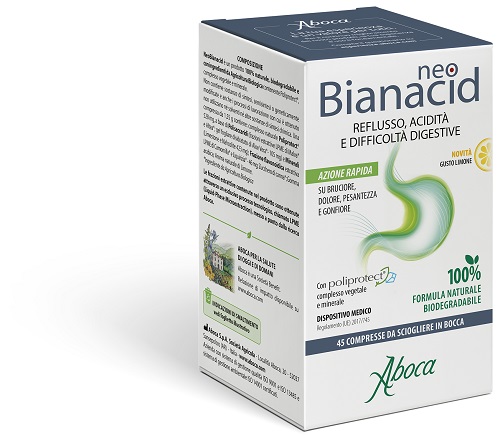 NEOBIANACID 45 COMPRESSE LIMONE - Farmapanda Srl