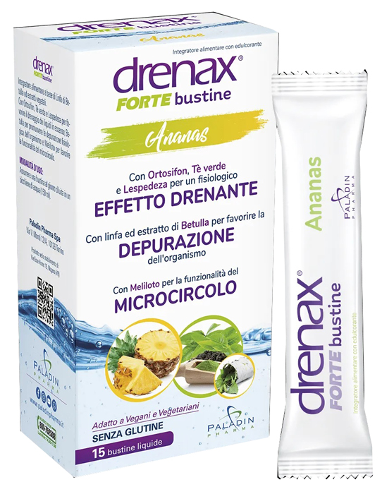 DRENAX FORTE ANANAS 15 BUSTINE - Farmapanda Srl