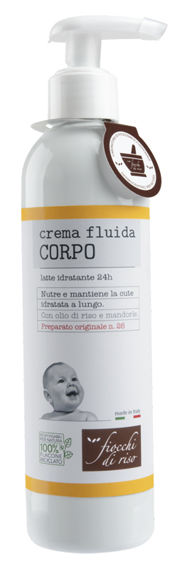 FIOCCHI DI RISO CREMA FLUIDA CORPO IDRATANTE 240 ML - Farmapanda Srl