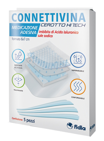 CEROTTO CONNETTIVINA HITECH 6 X 7 CM 5 PEZZI - Farmapanda Srl