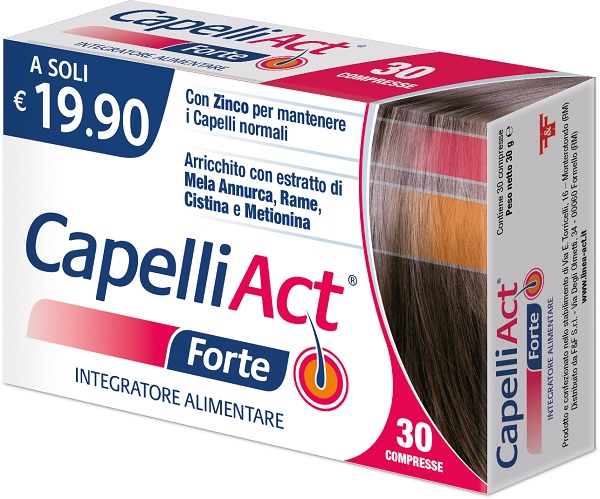 CAPELLI ACT FORTE 30 COMPRESSE - Farmapanda Srl