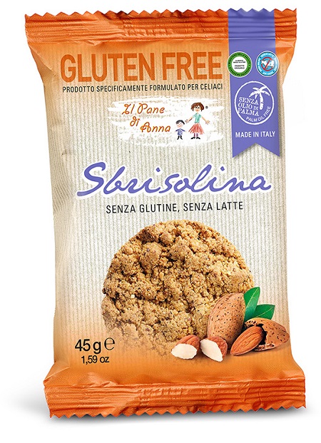 IL PANE DI ANNA SBRISOLINA SENZA GLUTINE E SENZA LATTE 45 G - Farmapanda Srl