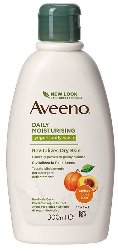 AVEENO BAGNO DOCCIA YOGURT ALBICOCCA & MIELE 300 ML - Farmapanda Srl