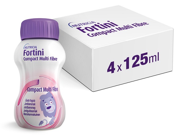 FORTINI COMPACT MULTI FIBRE FRAGOLA 4 PEZZI 125 G - Farmapanda Srl