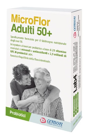 MICROFLOR ADULTI 50+ 30 CAPSULE - Farmapanda Srl